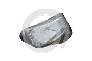 Silver tiger eye gemstone