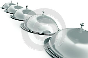 Silver trays