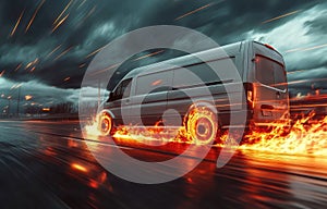 Fiery Van Speed