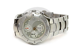 Silver watch photo