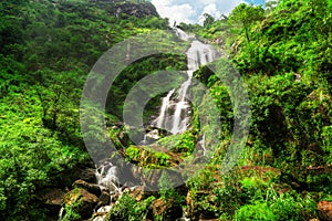 Silver waterfall in Sapa, Vietnam