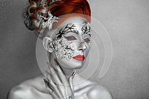 Silver woman