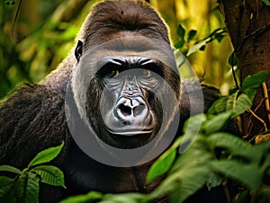 of silverback gorilla photo