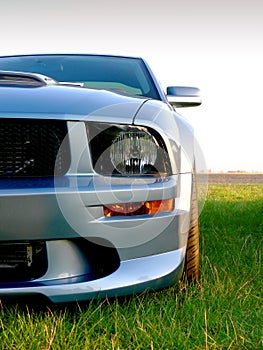 Silvergrey American Sportscar