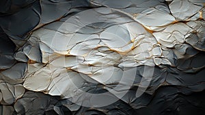 Silverish Gray Translucent Alien Skin Texture With Veins Abstract Art Background