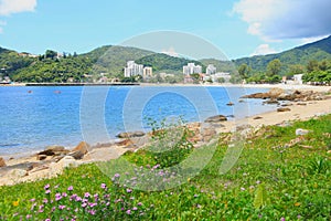 Silvermine Beach in Mui Wo, Hong Kong