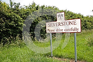 Silverstone sign