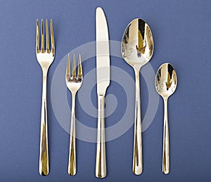 Silverware Set with Fork, Knife, and Spoon