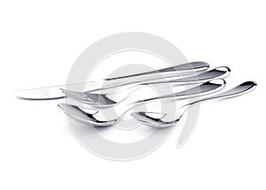 Silverware set - fork, knife, and two spoons