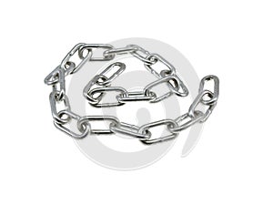 Silvery metal short chain