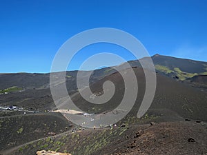 Silvestri crater of Etna volcano, Sicily, Italy Europe