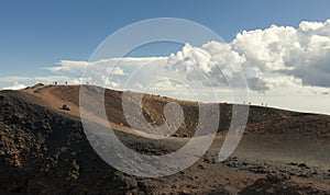 Silvestri crater of Mount Etna at Sicily, Italy.