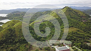 Silvia Hill, Bukit Cinta and Bukit Amelia in Labuan Bajo. Amazing and beautiful hills of Labuan Bajo. West Manggarai, Flores, Indo