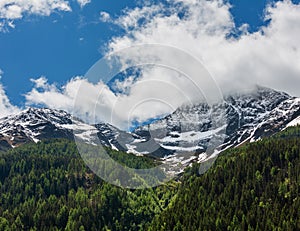 Silvretta Alps summer view, Austria