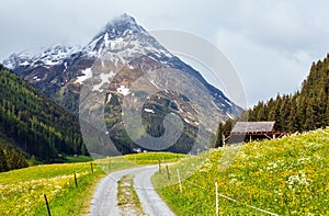 Silvretta Alps summer view, Austria