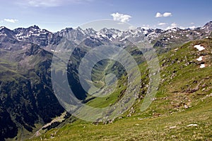 Silvretta mountain range