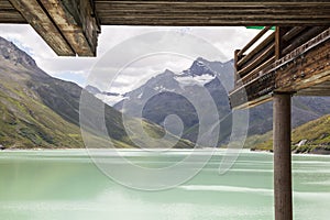 Silvretta Reservoir Lake in Summer, Austria