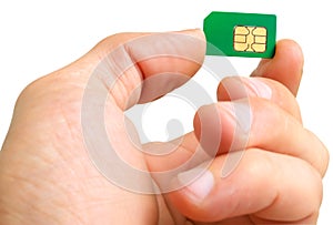 Sim card.