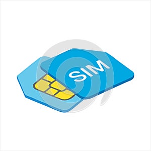 Sim Card Icon Isolated Black On White Background, Sim Card Icon Vector Flat Modern, Sim Card Icon,