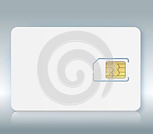 Sim card vector mobile phone icon chip. Simcard isolated 3d design gsm. Sim Card. Mobile telecommunications technology