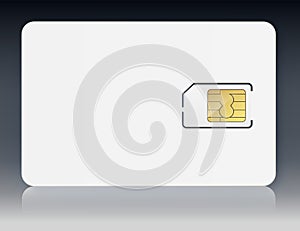 Sim card vector mobile phone icon chip. Simcard isolated 3d design gsm. Sim Card. Mobile telecommunications technology