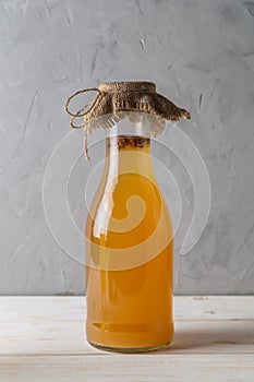 SIMA - a drink obtained by fermentation of lemon and yeast at home photo