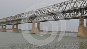 Simaria bridge in bihar and gangas river