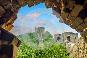 Simatai Great Wall in Beijing, China