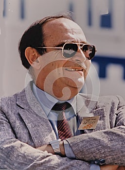 Simcha Dinitz in Jerusalem in 1987