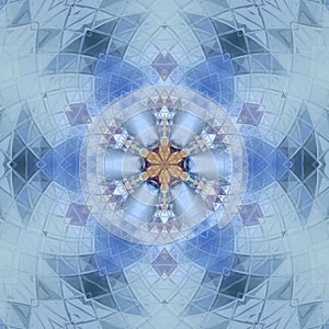 Simetric Abstract Background Shapes Textured Blurred photo