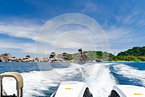 Amazing view of Similan Island No.8 in Similan National Park