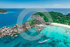 The Similan Islands is an archipelago in the Andaman Sea off the coast of, and part of, Phang Nga Province in southern Thailand