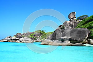 Similan tropical beach island