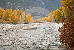 Similkameen River Autumn Colors photo