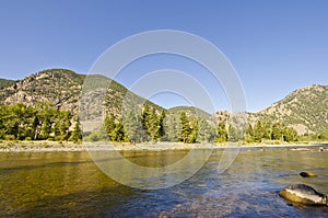 The tranquil Similkameen River, BC photo