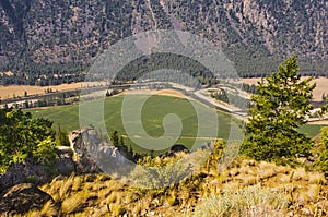 Similkameen river valley and fields