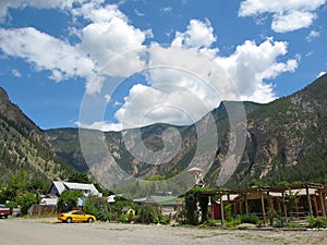 Small Mining Town of Hedley in the Coast Mountains, Similkameen Valley, British Columbia, Canada photo