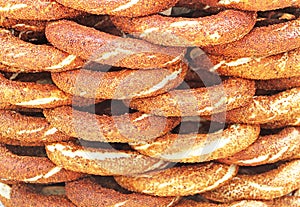 Simit - traditional turkish bagels