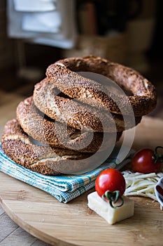 Simit / Turkish Bagel.