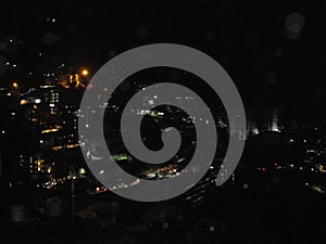 Simla town at night view photo