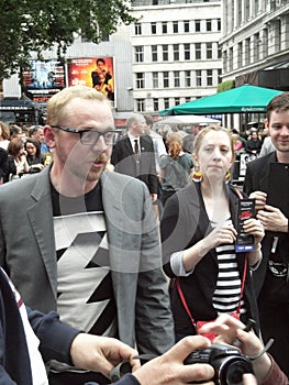 Simon Pegg At Scott Pilgrim Vs The World