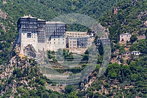 Simonopetra Simonos Petra Monastery in Athos, Chalkidiki, Greece