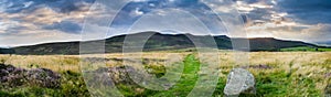Simonside ridge panorama photo