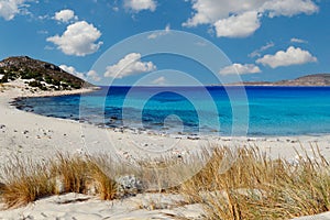 Simos beach in Elafonissos island, Greece