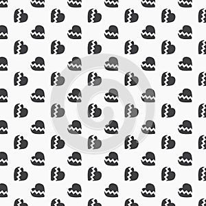 Simple abstract broken heart vector background. clean design for wallpaper, fabric, paint.