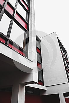 Simple abstract forms of minimalistic building