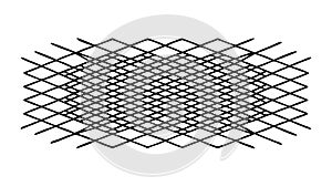Simple Abstract Grid Mesh Pattern Vector, vector design Generative AI