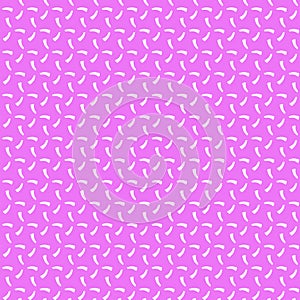 Simple abstract mosaic geometric pattern in pink and white Barbiecore trend