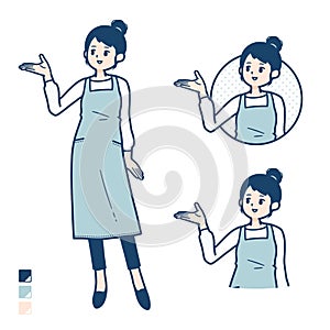 Simple apron woman_guidance