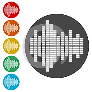 Simple Audio wave icon